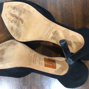 new in box vince celeste pump, black, size 6.5